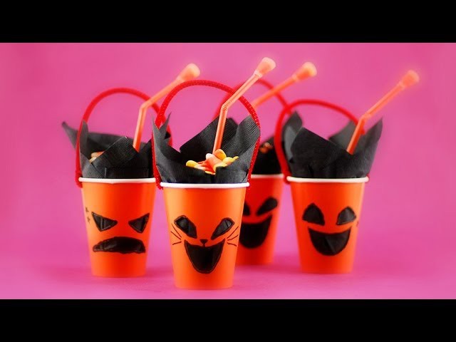 Halloween Party Cup ＊ DIY Craft for Kids & Adult ＊
