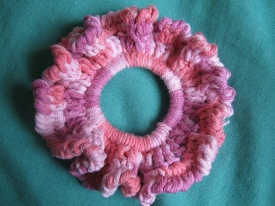 How to Crochet a Simple Cotton. Pac Scrunchie