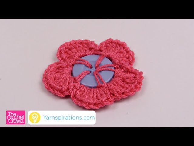 How to Crochet Button Flowers