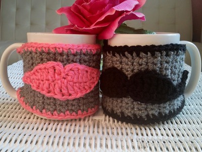 How To Crochet Glama's His & Hers Cup Cozies