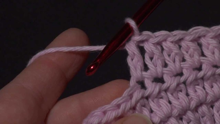 How to Crochet: The Alternative Double Crochet Stitch (Alt dc)