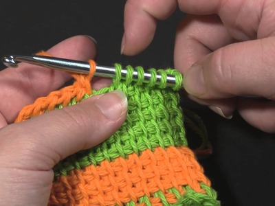 How to Crochet: Tunisian Color Changes