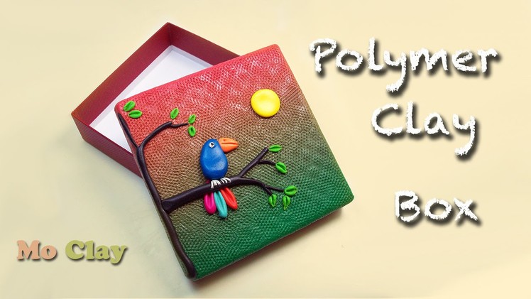 How to decorate a Box - DIY polymer clay tutorial