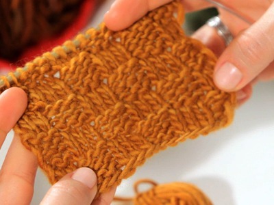 How to Do a Basket Weave Stitch | Knitting