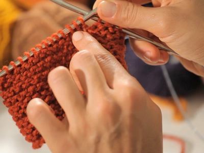 How to Do a Garter Stitch in the Round | Circular Knitting