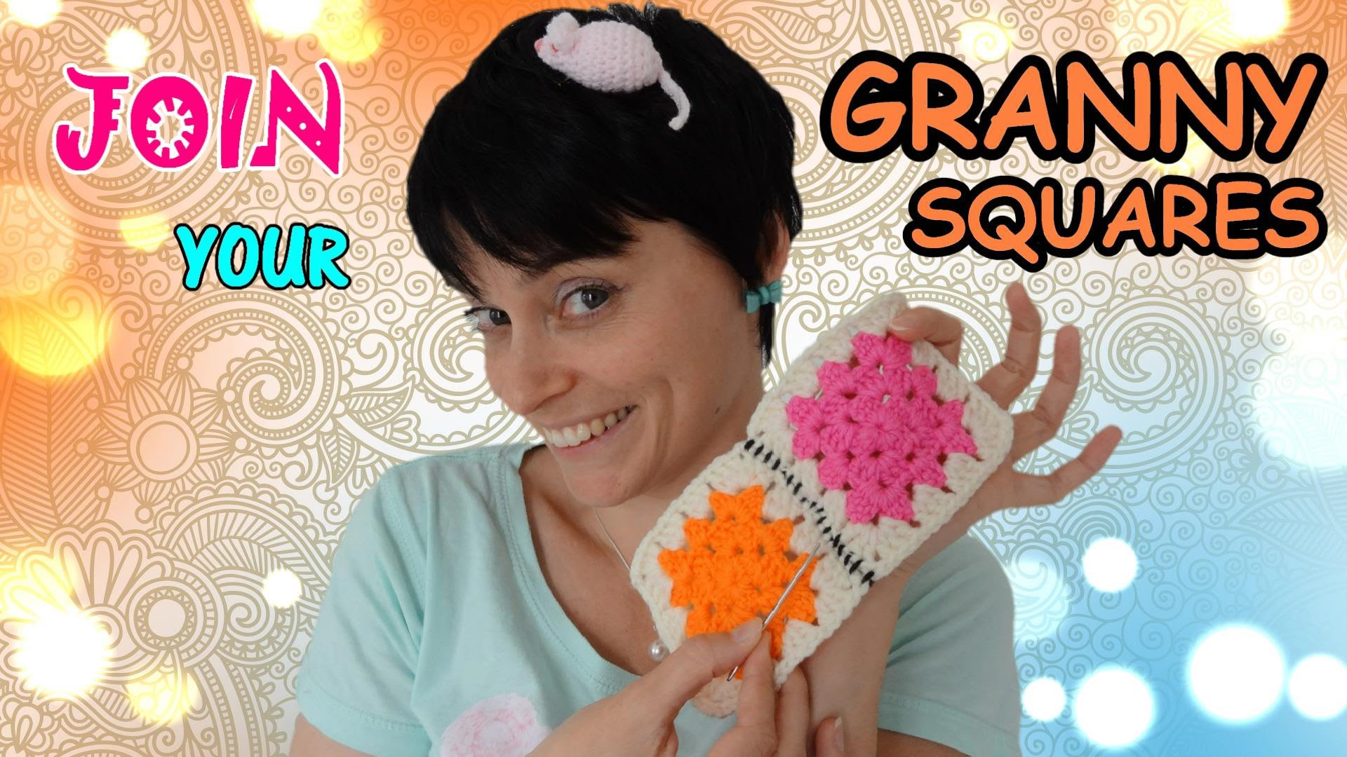 How To Join Granny Squares - Easy Crochet Tutorial for Beginners!
