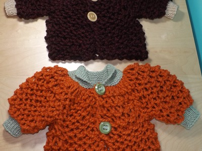 How To Knit A Baby Sweater