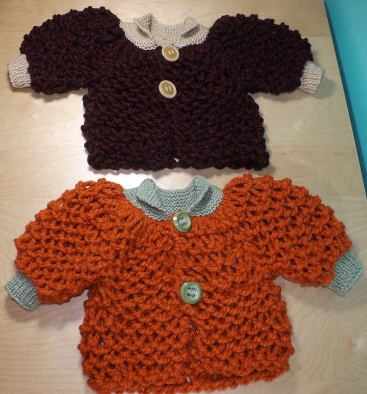 How To Knit A Baby Sweater