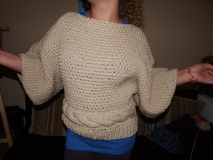 How to Knit a Sweater or Aran Part 1 of 2