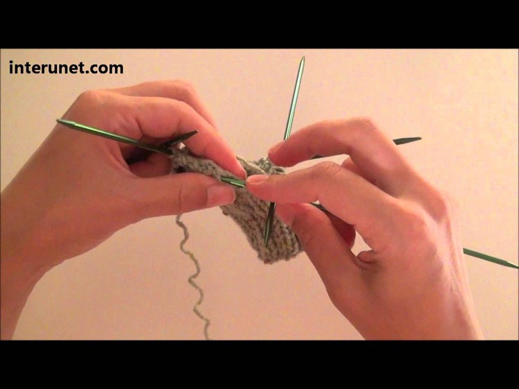 How to knit baby socks - video tutorial