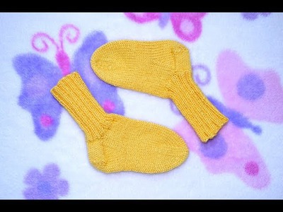 How to Knit Basic Socks for Baby Part 1