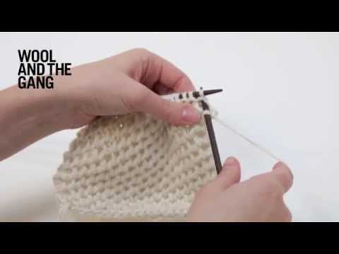 How to Knit Hexagon Stitch