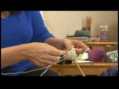 How to Knit : Knitting Scarves: Fix Dropped Stitch