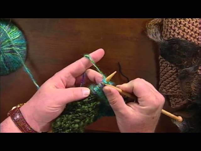 How to Knit Mitered Corners with Laura Bryant and Barry Klein, from Knitting Daily TV Episode 911