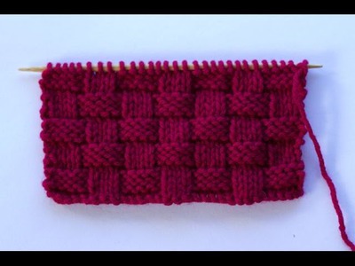 How to Knit the Basketweave Stitch