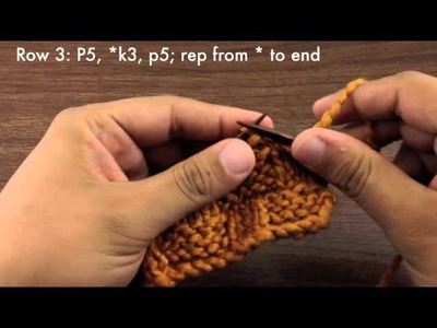 How to Knit the Basketweave Stitch (English Style)