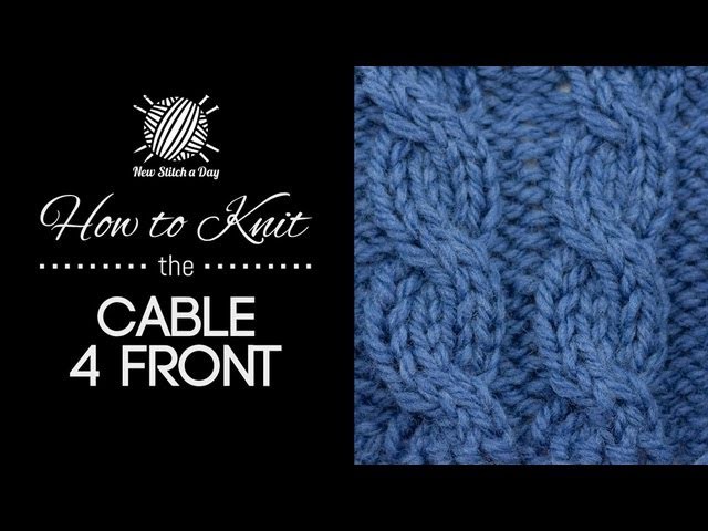 How to Knit the Cable 4 Front