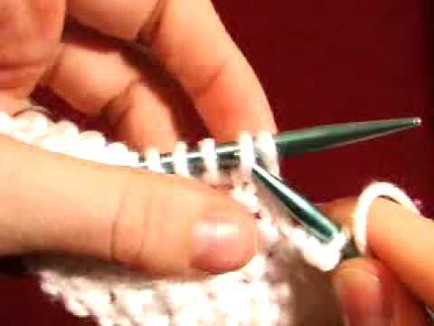 How to knit the seed stitch (english method)