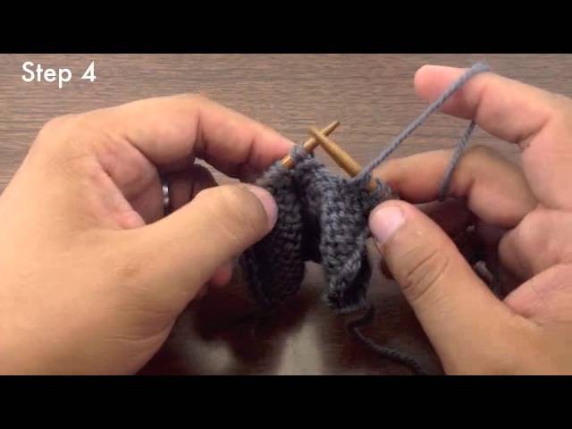 How to Knit the Slip Slip Purl Through the Back Loop Decrease - SSP TBL (English Style)