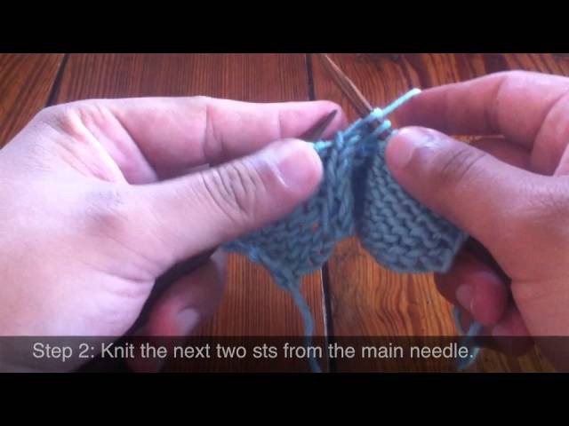 How To Knit The Twist Four Back Cable Stitch (T4B)