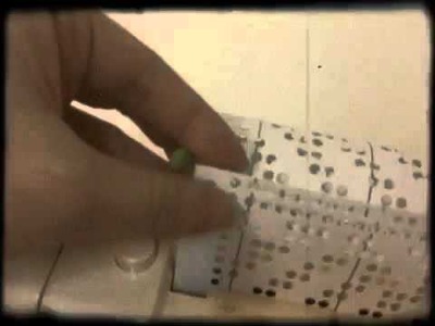 How to knit with a punch card