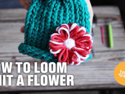 How to Loom Knit a Flower