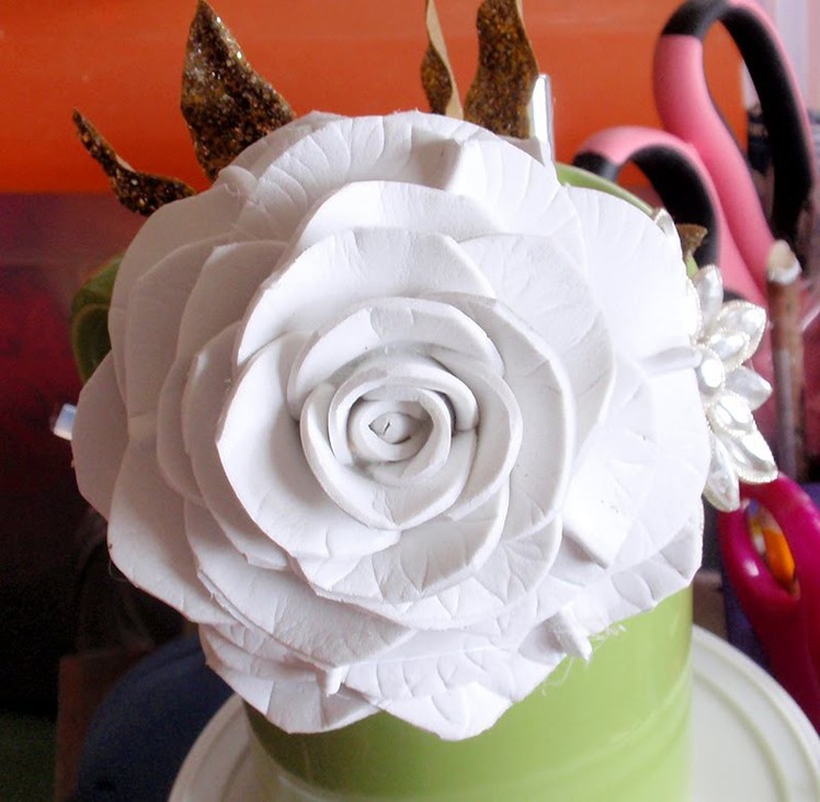 How to make Foam Flower, DIY, Tutorial Foam Rose #2