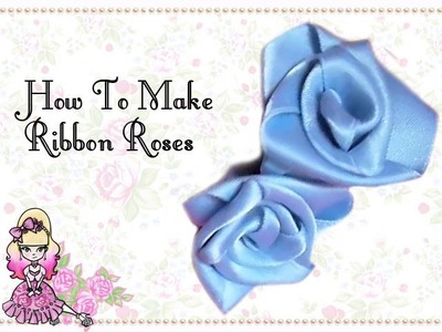 How To Make Perfect Ribbon Roses - Craft Tutorial - Violet LeBeaux