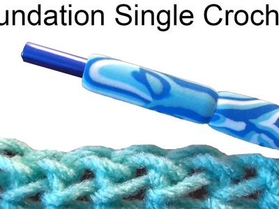 How to make the Foundation Single Crochet Left Hand