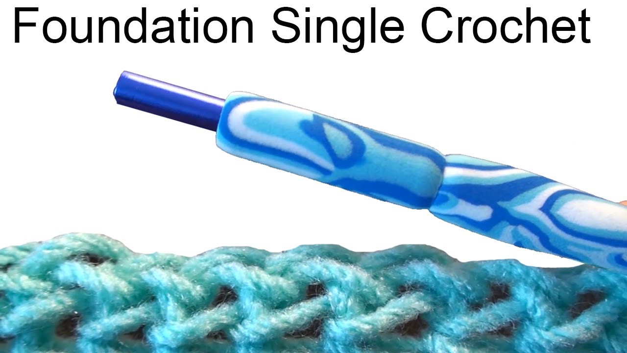 How to make the Foundation Single Crochet Left Hand