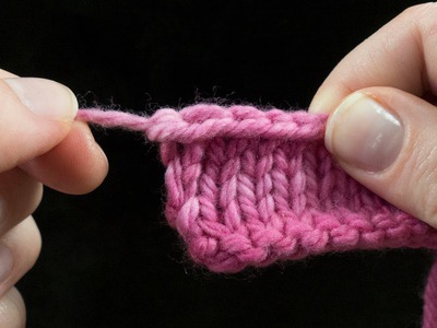 How To Neaten The Last Stitch of Your Bind-Off: Flat Knitting