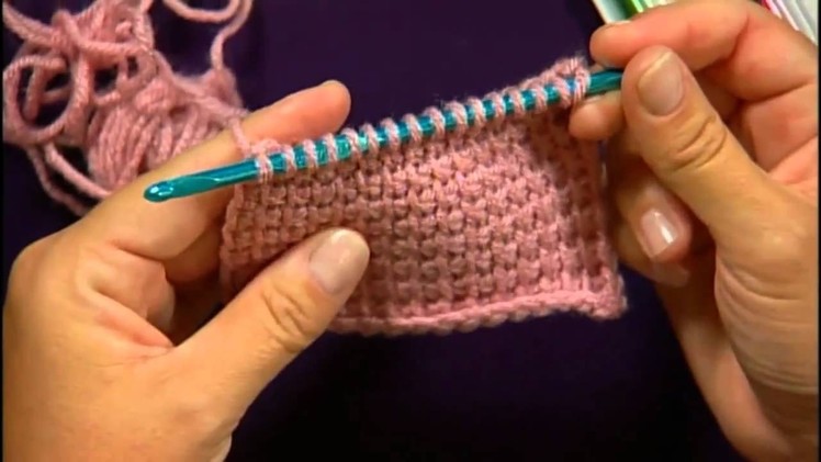 Intro to Tunisian Crochet with Red Heart Yarns