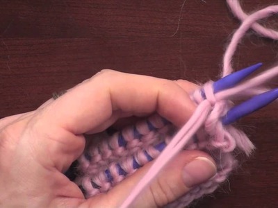 Kitchener Stitch Grafting of Garter Stitch Knitting
