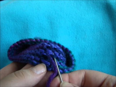 Knitting in the Round Straight: Drawstring Bag