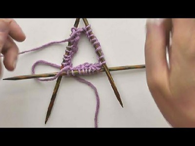 Knitting Socks with eliZZZa #05 * How to knit socks with 3+1 double pointed needles