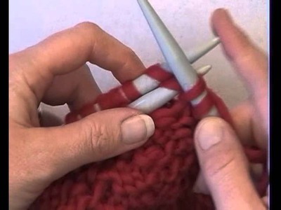 KNITTING TECHNIQUES - Three Needle Bind Off. Joining shoulder seams together whilst casting off.