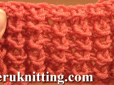 Knot Stitch Pattern Knitting Tutorial 1 Easy to Knit Stitch Pattern