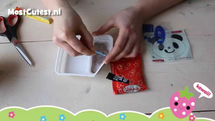 Kracie Popin' Cookin Panda Yaki DIY candy tutorial how to MostCutest.nl