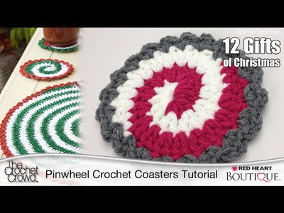 Learn to Crochet Christmas Coasters
