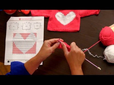 Learn to Knit the Love My Doll Sweater Using Shimmer Yarn by Red Heart