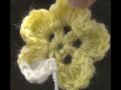 Left Hand Crochet - Left Hand Small Crochet Flower 2 Crochet Geek