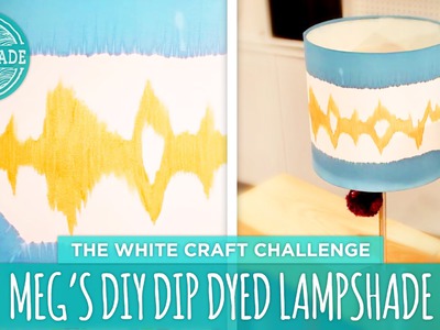 Meg's DIY Dip Dyed Lamp - HGTV Handmade White Craft Challenge