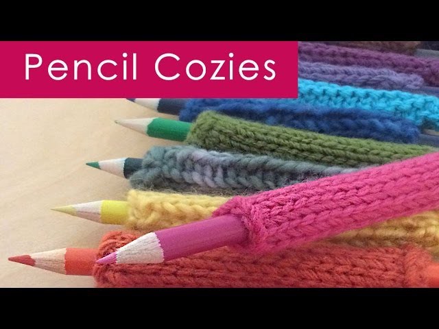 My Knitted Pencil Cozies
