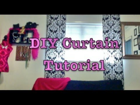 Quick & Simple Elegant Curtain Tutorial | D.I.Y.