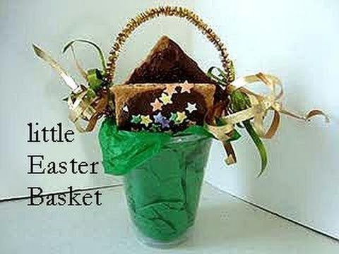 QUICK EASY LITTLE EASTER BASKET. simple kids craft, group activity, cubs, scouts, bible camp