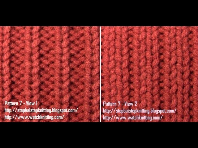 Simple Jerseys stitches- Free Knitting Patterns Tutorial - Watch Knitting - pattern 7