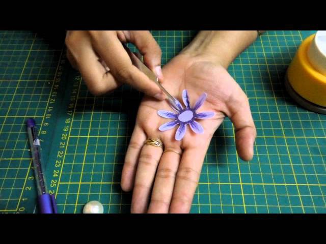 Simple punch flower tutorial