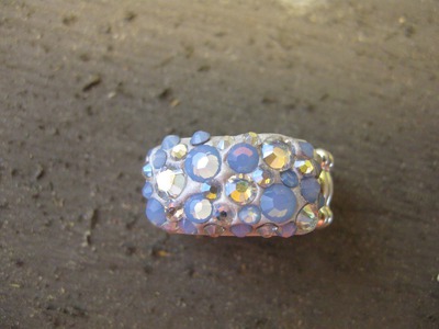 Swarovski Crystals & Jewelry Clay Ring Craft Tutorial