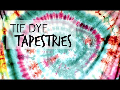 Tie Dye Tapestry DIY Tutorial