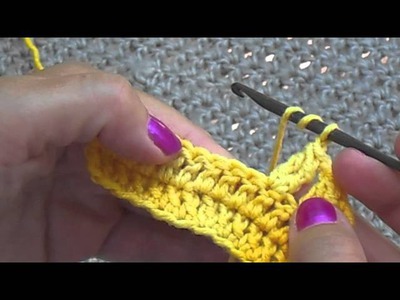 Treble Cluster Stitch Crochet Tutorial as featured in Barefoot Sandals Pattern